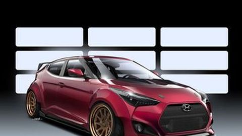 Hyundai Pamer Desain Modifikasi Veloster Turbo
