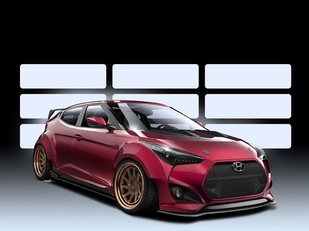 Hyundai Pamer Desain Modifikasi Veloster Turbo