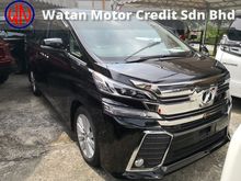 2015 Toyota Vellfire 2.5 ZA JBL SUNROOF POWER BOOT UNREG