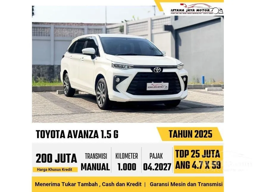 2025 Toyota Avanza G MPV