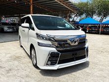 2015 Toyota Vellfire 2.4 Z MPV Grade AAA Tip Top Condition