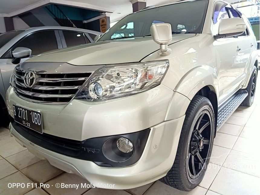 Jual Mobil Toyota Fortuner 2012 TRD G Luxury 2.7 di DKI