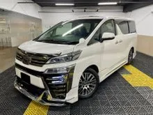 2015 Toyota Vellfire 2.5 Z G Edition MPV FULL SPEC FULLY CONVERT FACELIFT BODYKIT LOW MILEAGE CONDITION LIKE NEW CAR 1 CAREFUL OWNER CLEAN INTERIOR