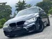 Used NO PROCESSING BMW 318I 1.5 TURBO M3 FULL BODYKIT EXHUAST LCI HEADLAMP FACELIFT TAILAMP BLACK INTERIOR ELECTRONIC AND MEMORY SEAT CONDITION PERFECT