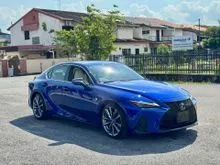 2021 Lexus IS 300 2.0 F Sport Sedan (FREE 8 YEARS WARRANTY)