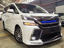 2016 Toyota Vellfire 2.5 Z G Edition MODELISTA ZG WHITE