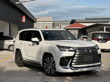 2024 LEXUS LX600 3.4 SUV 7 SEATER- FULL SPEC, LOW MILEAGE, MODELLISTA AEROKITS, AIR SUS, MARK LEVINSON, HUD, DIM, SUNROOF, REAR ENTERTAINMENT, COOLBOX