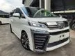 Recon 2018 Toyota Vellfire 2.5 Z G Edition MPV 2.5 ZG 3LED Sunroof PCS LDA BSM DIM PB Unreg