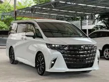 2025  TOYOTA ALPHARD 2.5L EXECUTIVE LOUNGE *HYBRID / FREE 6 YEARS WARRANTY UNLIMITED MILEAGE
