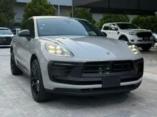2023 Porsche Macan 2.9 GTS SUV Crayon Grey Bose Panoramic roof Green Stitching GT sport steering Air suspension 18way electric seat Carbon Interior