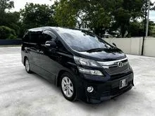2012 Toyota Vellfire 2.4 ZG MPV - PROMO
