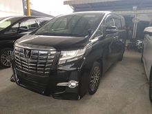 2016 Toyota Alphard 2.5 SC, SUNROOF, FULL LEATHER, FULL ALPINE, 2016 UNREGISTER