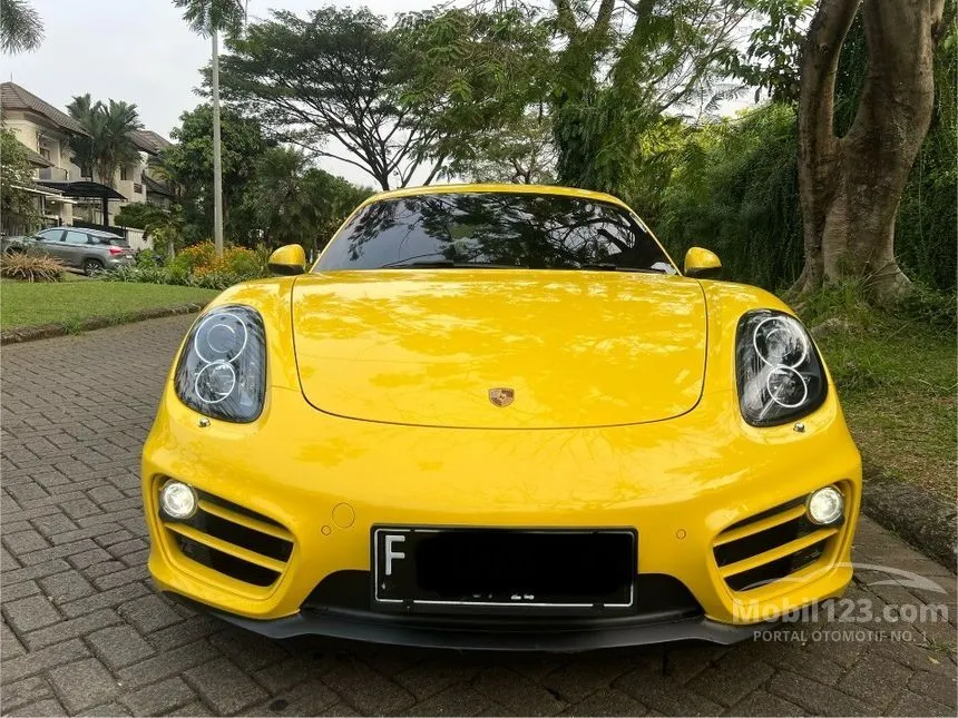 Jual Mobil Porsche Cayman 2013 2.7 di DKI Jakarta Automatic Coupe Kuning Rp 1.375.000.000