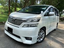 Toyota VELLFIRE 3.5 VL (A) P/BOOT S/ROOF BLACK INTERIOR 2 POWER DOOR MZG