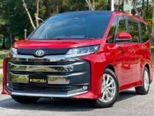2022 Toyota NOAH Z 2WD 2.0 AT 7-SEATER, LOW MILEAGE 8K KM, DUAL POWER SLIDING DOOR, 360 CAMERA
