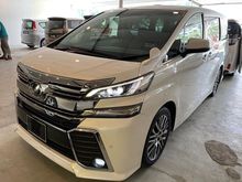 2017 Toyota Vellfire 2.5 Z G Edition MPV ZG