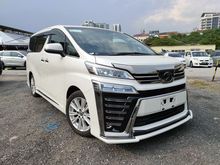 2018 Toyota Vellfire 2.5 Z, MODDLISTA BODYKIT,ALPINE MONTIOR,18 UNREG,NEW CAR CONDITION