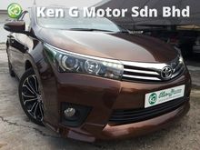 2014 Toyota Corolla Altis 2.0 V Sedan LEATHER SEAT TOUCH SCREEN DVD HIGH SPEC