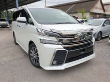 2017 Toyota Vellfire 2.5 Z G Edition - LOW MILEAGE - ACCIDENT FREE - PRE CRASH - TIPTOP - 5 YEAR WARRANTY
