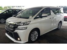 2015 Toyota Vellfire 2.5 Z A Edition 2 POWER DOOR UNREG FREE ROADTAX