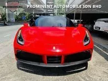 Ferrari 488 WTY 2026 2016,CRYSTAL RED IN COLOUR,FULL LEATHER SEAT,SMOOTH ENGINE GEAR BOX,PUSH START,2 DOOR,ONE OF VIP OWNER