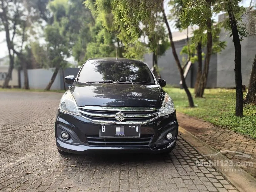 Jual Mobil Suzuki Ertiga 2016 GL 1.4 di Banten Automatic MPV Hitam Rp 110.000.000