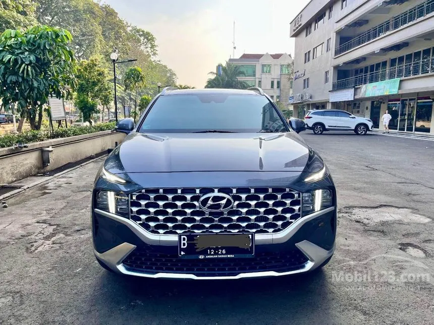 Jual Mobil Hyundai Santa Fe 2021 CRDi Signature 2.2 di DKI Jakarta Automatic SUV Abu