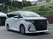 2025 Toyota Alphard 2.5 Z Modelista BODYKIT MOONROOF 360 CAMERA HUD DIM BSM