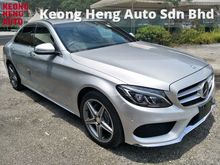 2015 Mercedes-Benz C200 2.0 AMG JAPAN SPEC PRE CRASH SYSTEM LANE SENSOR SYSTEM AUTO CRUISE REVERSE CAMERA MEMORY LEATHER SEATS FREE WARRANTY LOCAL AP