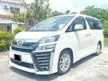 Used Toyota Vellfire 2.4 (A) Z Platinum Facelift 7 Seather Low Mileage Power Boot Well Maintain Careful Owner ( 5 Year Warranty ) Car King - Cars for sale