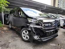 Murahnya Unreg 2017 TOYOTA VELLFIRE 2.5 X Black 2 Powerdoor 8 Seat