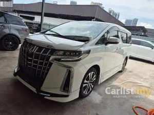 2022 Toyota Alphard 2.5 SC SUNROOF/TRD BODYKIT/GRADE4.5/39K KM MILEAGE/UNREG22