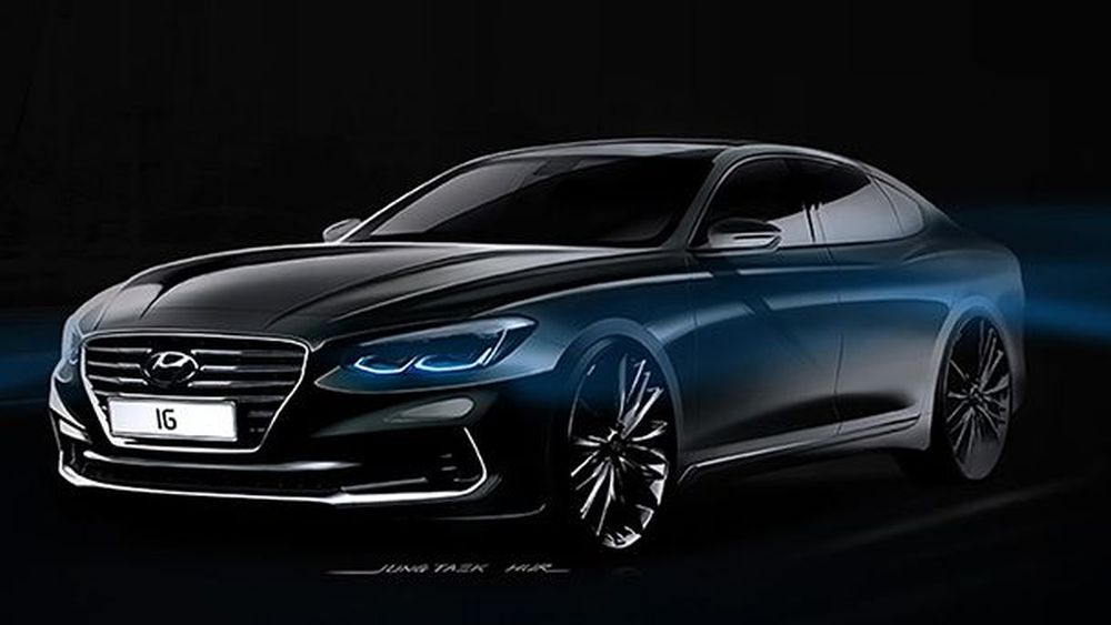 หรูเนี๊ยบ Hyundai เผยภาพสเก็ตช์ Azera มิดไซส์ซีดาน - ข่าวในวงการรถยนต์