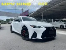 2021 Lexus IS 300 IS3002.0 T F Sport / FULLY LOADED / MODE BLACK / SUNROOF / 360 CAMERA / BSM / COOLING SEAT / RED INTERIOR / UNREG
