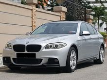 2010 BMW 528I (A) F10 LOCAL M SPORT SUNROOF,REVERSE CAMERA HIGH SPEC CKD BY BMW MALAYSIA 0%GST