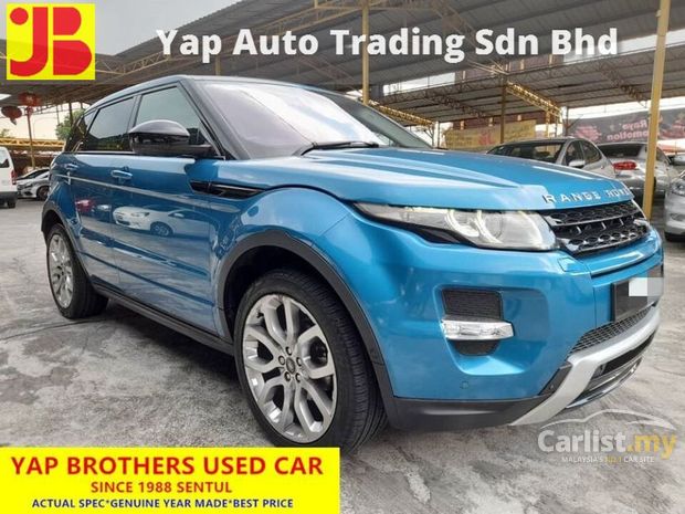 Search 322 Land Rover Range Rover Evoque Cars For Sale In Malaysia Carlist My