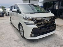 5YRS WARRANTR 2016 Toyota Vellfire 2.5ZA G/EYES , S/ROOF
