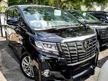 2017 Toyota Alphard 2.5 G SA TYPE BLACK UNREG