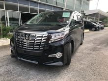 2016 Toyota Alphard 2.5 S-C EDT Pilot Seat,Sunroof,Alpine Big Screen *Rare Unit