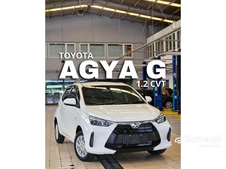 Jual Mobil Toyota Agya 2024 G 1.2 di Jawa Barat Automatic Hatchback Putih Rp 177.400.000