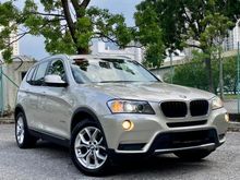 2014 BMW X3 2.0 xDrive20d SUV RAYA OTR PRICE F.SERVICE VERY LOW MIL 10K KM A YEAR ONLY KEYLESS P.ROOF