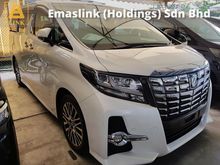 2015 Toyota Alphard 2.5 SC Surround Camera Pre-Crash Sensor Pilot Seat Surround Camer Unregistered 0% GST PRICE