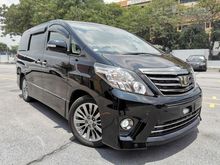 2014 Toyota Alphard 2.4 TYPE GOLD II -ALPINE MONITOR,S/ROOF (4 YRS WARRANTY)