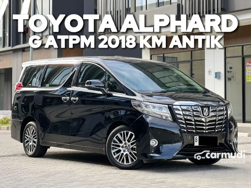 2018 Toyota Alphard G MPV