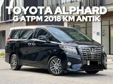 2018 Toyota Alphard 2.5 G MPV / KM LoW Bonus waranty mesin 1 TH