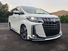 2018 Toyota Alphard 2.5 G S C Package MPV Full Spec JBL Modellista Bodykit Sun&moonroof Pilot Seat Memory Seat 360 Camera