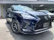 Recon 2022 Lexus RX300 2.0 F Sport,Grade A++ overall condition,PANORAMIC ROOF,4 CAMERA,Free 5Year Warranty,Free Tinted,Free Touch Up Wax Polish,Free Service