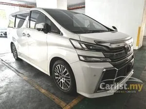 2016 Toyota Vellfire 2.5 ZG MPV
