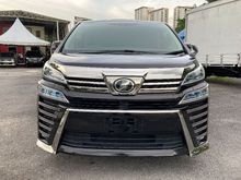 SUNROOF / PCS / 2018 TOYOTA VELLFIRE 2.5 ZG UNREG