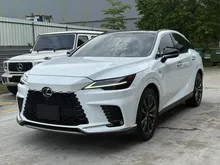 2023 Lexus RX 350 2.4 F Sport Japan Spec 5AA Panoramic roof Digital inner mirror Electric rear seat  Red Leather